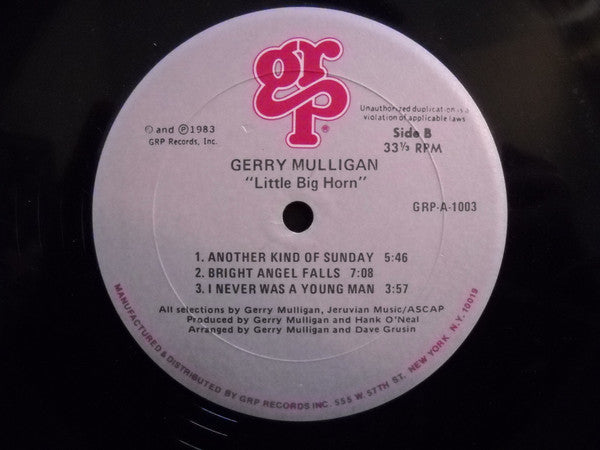 Gerry Mulligan - Little Big Horn - 1983