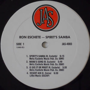 Ron Eschete - Spirit's Samba Vinyl Record