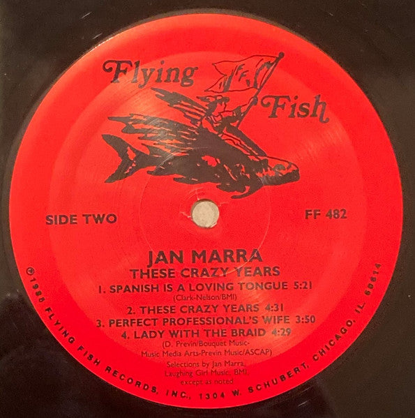 Jan Marra - These Crazy Years - 1988