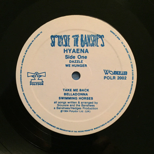 Siouxsie & The Banshees - Hyaena - 1984