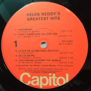Helen Reddy - Helen Reddy's Greatest Hits - 1975