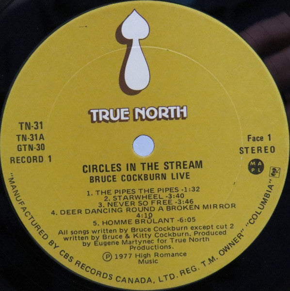 Bruce Cockburn - Circles In The Stream Vinyl Record