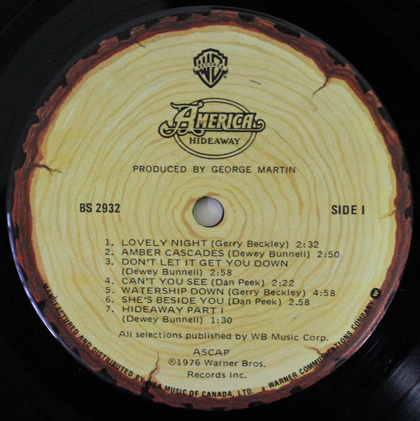 America - Hideaway - 1976