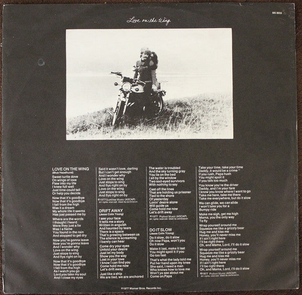 Jesse Colin Young - Love On The Wing - 1977