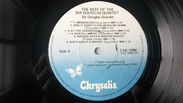 Sir Douglas Quintet - The Best Of The Sir Douglas Quintet Vinyl Record