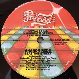 Sharon Redd - Beat The Street - Special 12 Inch Vocal Version Vinyl Record