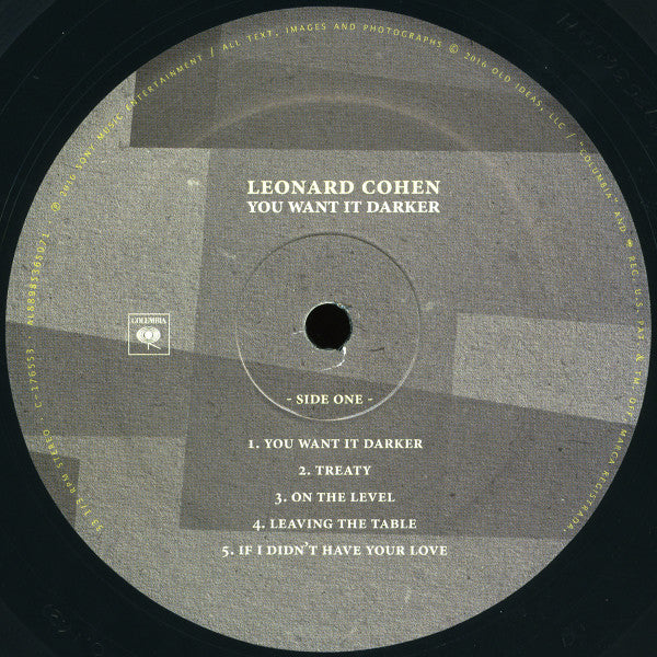 Leonard Cohen - You Want It Darker