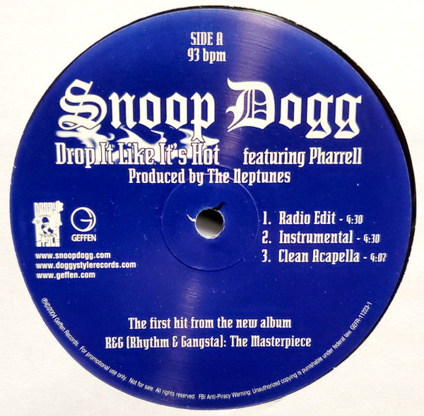 Snoop Dogg - Drop It Like It's Hot