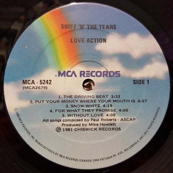 Sniff 'n' The Tears - Love Action - 1981