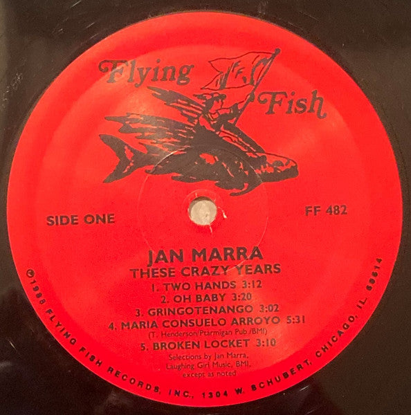 Jan Marra - These Crazy Years - 1988