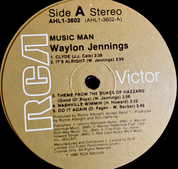 Waylon - Music Man Vinyl Record