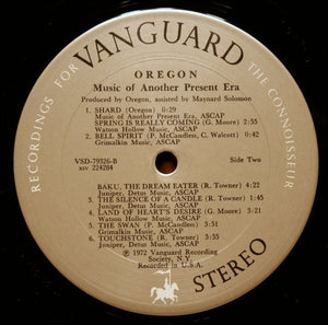 Oregon - Music Of Another Present Era Vinyl Record