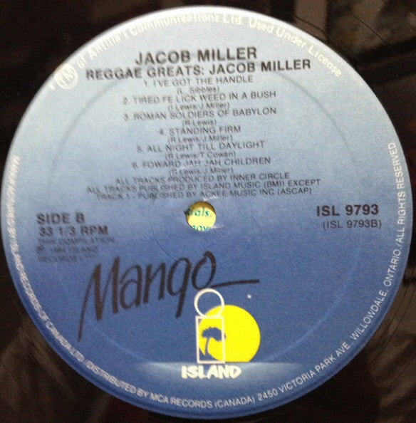 Jacob Miller - Reggae Greats
