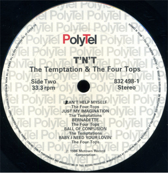 The Temptations - T'N'T