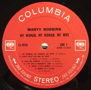 Marty Robbins - My Woman, My Woman, My Wife