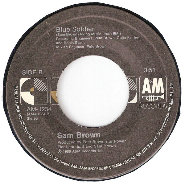 Sam Brown - Stop - 1988