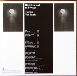 Townes Van Zandt - High, Low And In Between - 2013