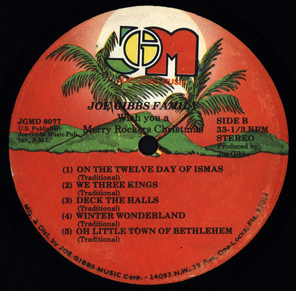 Joe Gibbs Family, The - Wish You A Merry Rockers Christmas - 1979