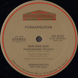 Funkapolitan - Run Run Run - 1982