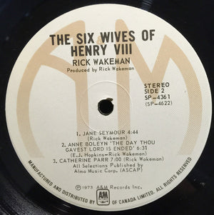 Rick Wakeman - The Six Wives Of Henry VIII - 1974