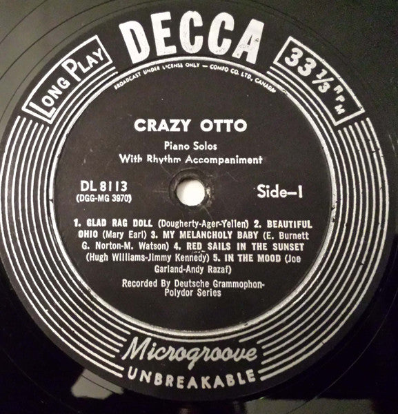 Der Schräge Otto - Crazy Otto - 1955