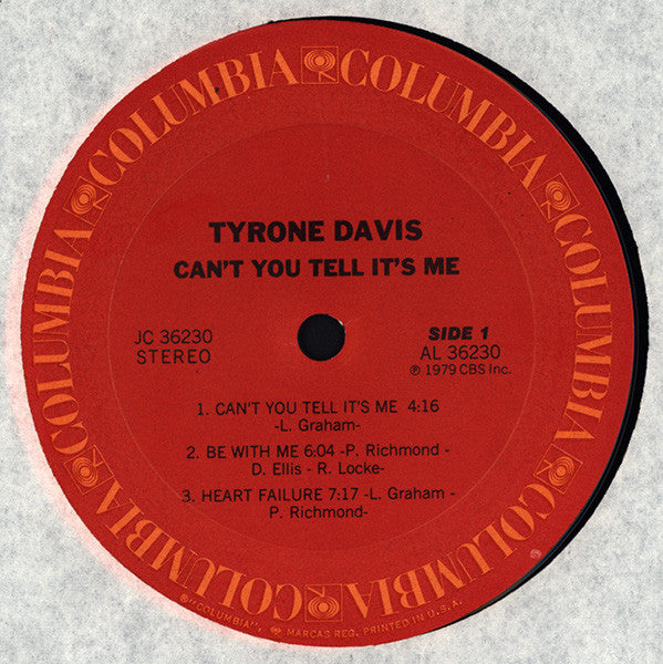 Tyrone Davis - Can't You Tell It's Me