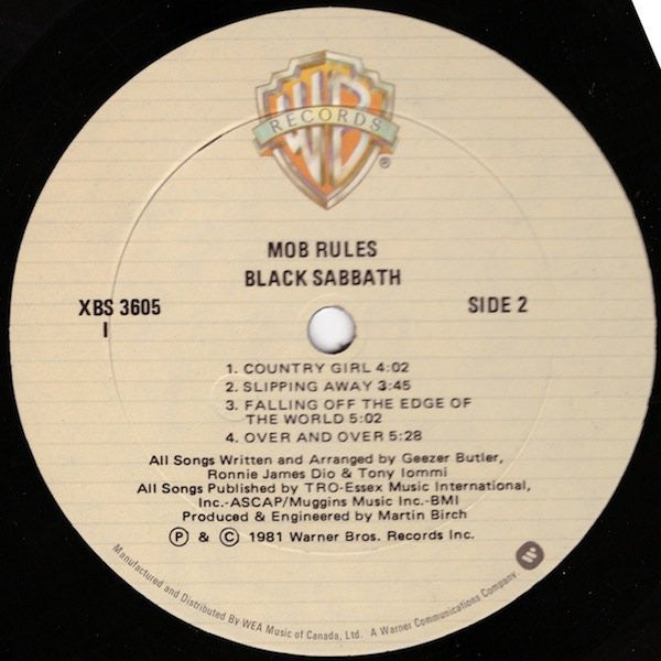 Black Sabbath - Mob Rules - 1981