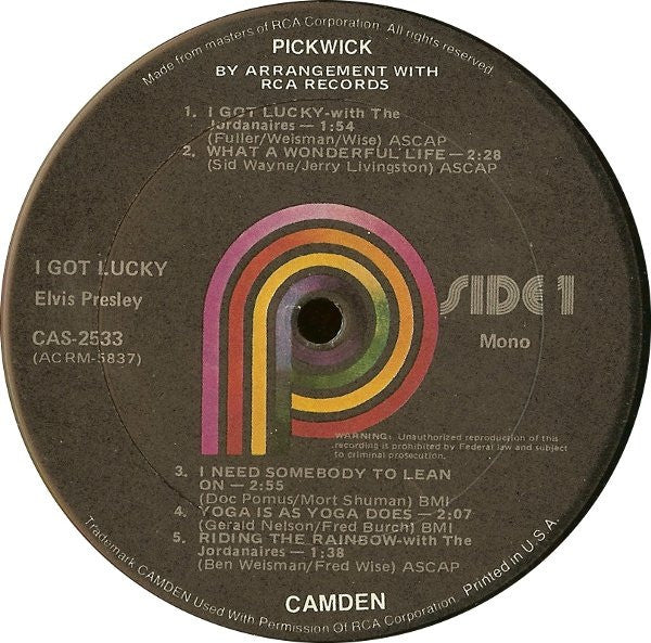 Elvis Presley - I Got Lucky