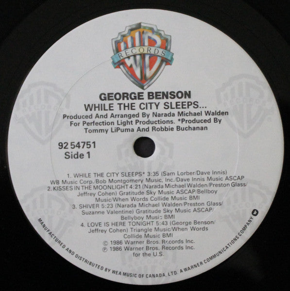 George Benson - While The City Sleeps... - 1986