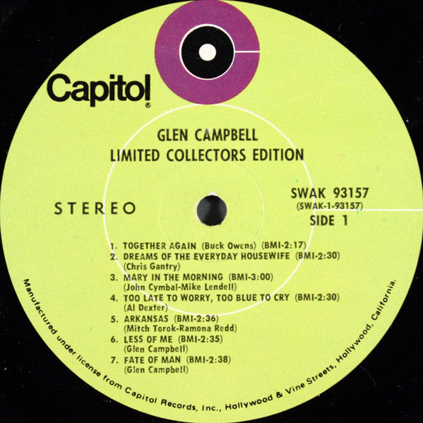 Glen Campbell - Limited Collector's Edition - 1970