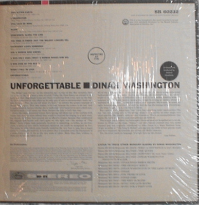 Dinah Washington - Unforgettable - 1970