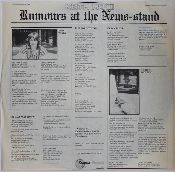 Keith McKie - Rumours At The News-stand - 1981