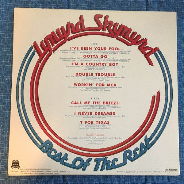 Lynyrd Skynyrd - Best Of The Rest - 1982