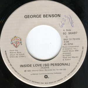 George Benson - Inside Love (So Personal) Vinyl Record