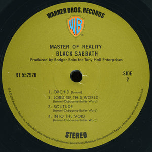 Black Sabbath - Master Of Reality - 2016