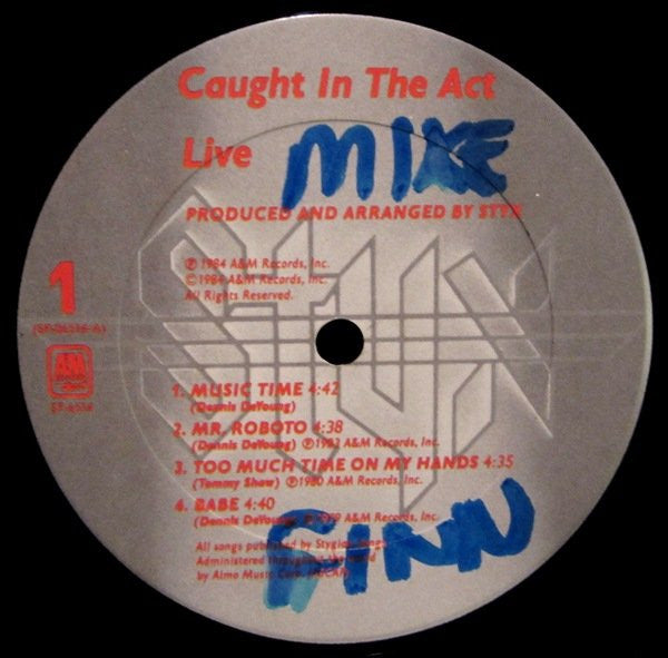 Styx - Caught In The Act Live - 1984