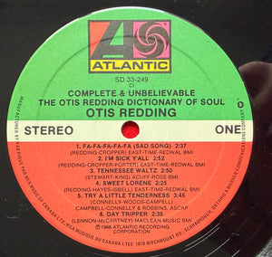 Otis Redding - The Otis Redding Dictionary Of Soul - Complete & Unbelievable -