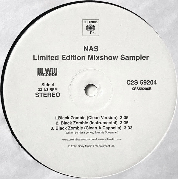 Nas - The Lost Tapes - Limited Edition Mixshow Sampler - 2002