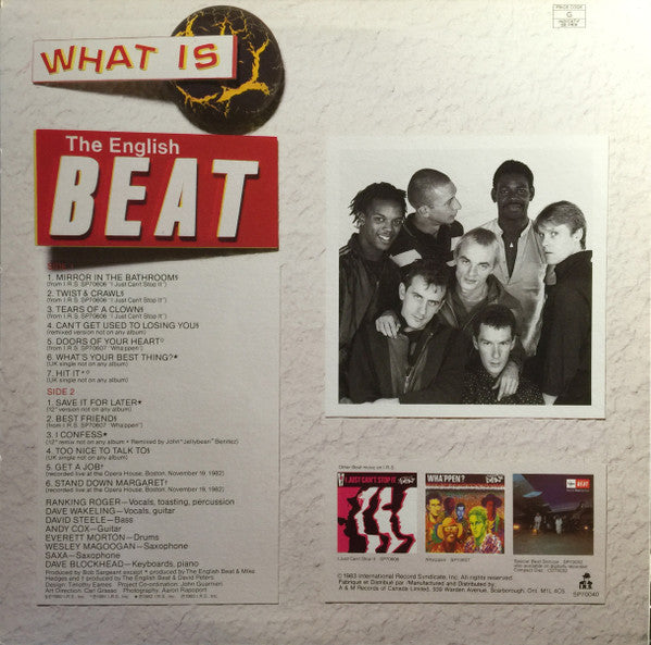 The English Beat - What Is Beat? Vinyl Record