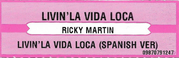 Ricky Martin - Livin' La Vida Loca - 1999