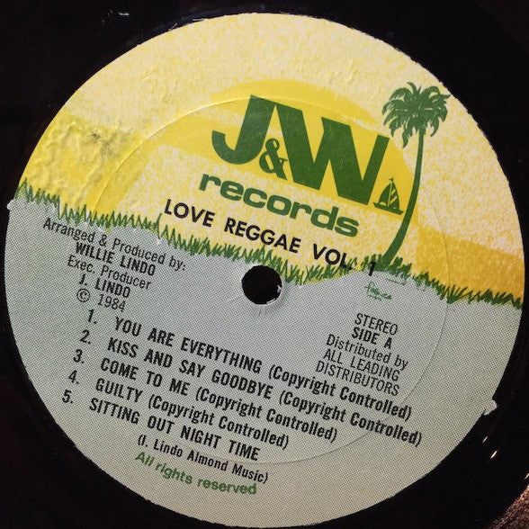 Reggae Love Vol. 1 ウィリー・リンド　プレゼント Willie Lindo - Reggae Love Vol.1 - vinyl – Press Vinyl Cafe