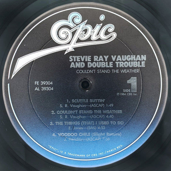 Stevie Ray Vaughan & Double Trouble - Couldn't Stand The Weather - 1984