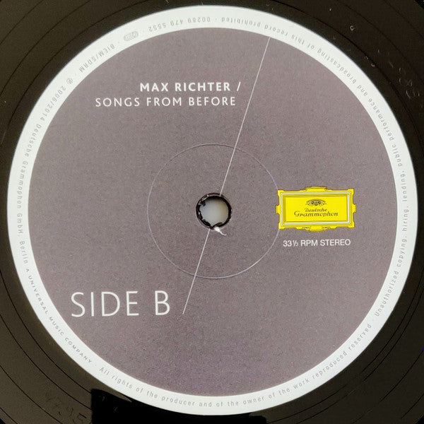 Max Richter - Songs From Before Vinyl Record