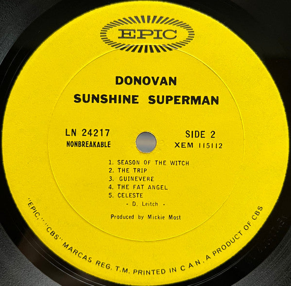 Donovan - Sunshine Superman