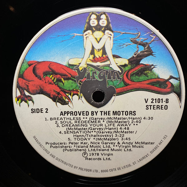 Motors, The - Approved By The Motors - 1978