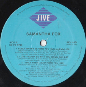 Samantha Fox - I Only Wanna Be With You - 1989