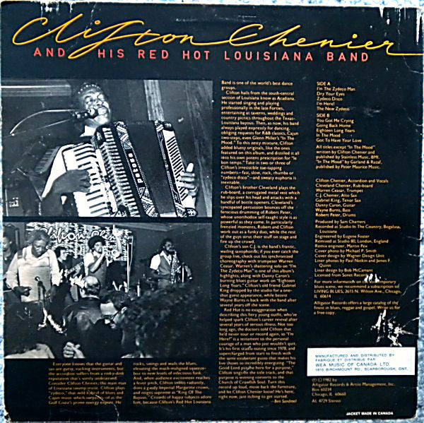 Clifton Chenier And His Red Hot Louisiana Band - I'm Here!