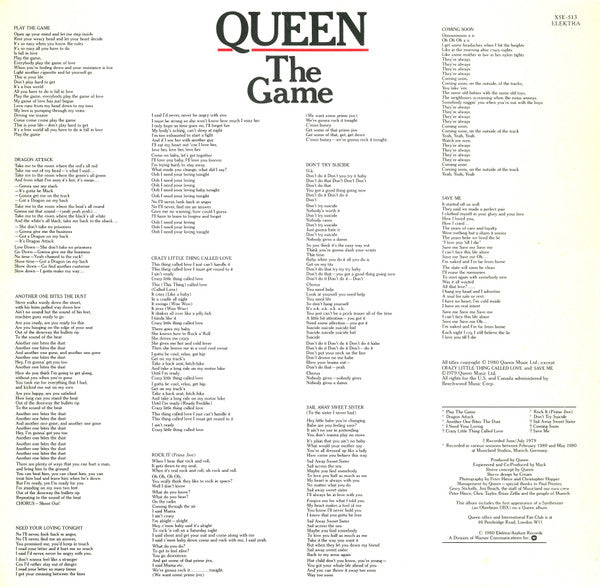 Queen - The Game - 1980