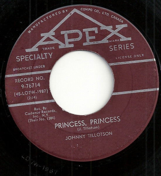Johnny Tillotson - Poetry In Motion