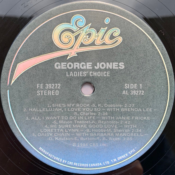 George Jones  - Ladies' Choice Vinyl Record